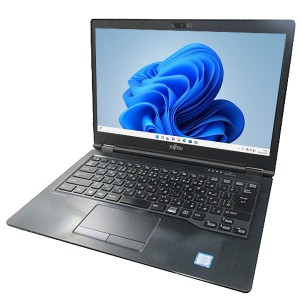 ノートパソコン 中古 富士通 LIFEBOOK U748/S Windows11 64bit WEBカメラ Core i5 8350U メモリ8GB SSD512GB 無線LAN A4サイズ フルHD 14