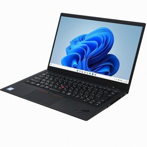 ノートパソコン 中古 lenovo ThinkPad X1 Carbon 6th Windows11 64bit HDMI Core i7 8550U メモリ16GB SSD256GB 無線LAN A4サイズ フルHD