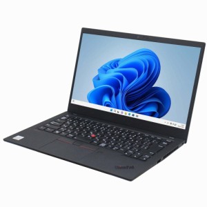 ノートパソコン 中古 lenovo ThinkPad X1 Carbon Gen.8 Windows11 64bit WEBカメラ HDMI Core i5 10310U メモリ16GB SSD256GB 無線LAN A4