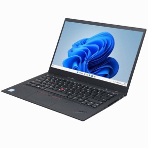 ノートパソコン 中古 lenovo ThinkPad X1 Carbon Gen.6 Windows11 64bit WEBカメラ HDMI Core i7 8550U メモリ16GB SSD256GB 無線LAN A4