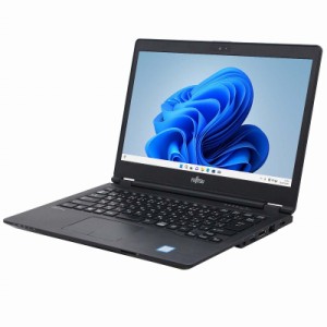 ノートパソコン 中古 富士通 LIFEBOOK U748/S Windows11 64bit WEBカメラ Core i5 8350U メモリ8GB SSD512GB 無線LAN A4サイズ フルHD 14