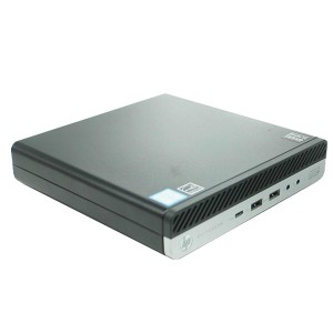 デスクトップパソコン 中古 HP EliteDesk 800 G4 DM 単体 Windows11 64bit Core i7 8700T メモリ8GB SSD256GB 無線LAN 4017574