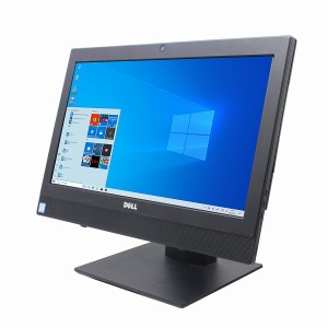 一体型パソコン 中古 DELL OPTIPLEX 3050 AIO 一体型PC Windows10 64bit WEBカメラ Core i3 7100 メモリ8GB SSD256GB 1231325