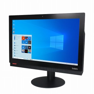 一体型パソコン 中古 lenovo ThinkCentre 10Q0-A013JPM810Z 一体型PC Windows10 64bit WEBカメラ Core i5 7400 メモリ8GB SSD128GB 無線L