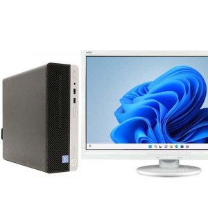 デスクトップパソコン 中古 HP ProDesk 400 G5 SFF 液晶セット Windows11 64bit Core i5 8500 メモリ16GB HDD500GB 1241031