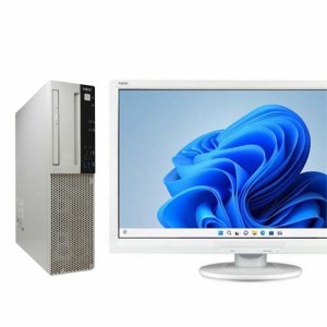 デスクトップパソコン 中古 NEC Mate ML-4 液晶セット Windows11 64bit Core i3 8100 メモリ8GB HDD500GB 1241011