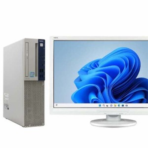 デスクトップパソコン 中古 NEC ME-3 液晶セット Windows11 64bit  Geforce GT730 Core i5 8500 メモリ8GB SSD500GB+HDD1TB 1241073