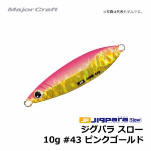 メジャークラフト ジグパラ・スローキャスティングモデル　10g　ピンクゴールド