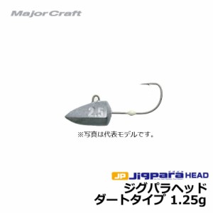 メジャークラフト ジグパラ ヘッド ダートタイプ 1.25g / ジグヘッド ライトゲーム