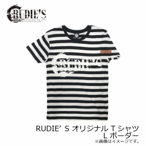 ルーディーズ RUDIE’S オリジナル Tシャツ L ボーダー　【釣具 釣り具】