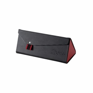 Zeque（ゼクー） GLASSES CASE AS-034 ブラック/レッド / ZEAL 偏光グラス サングラス グラスケース　【釣具 釣り具】