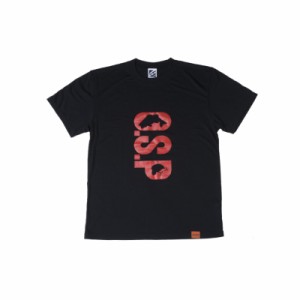 OSP O.S.PプリントTシャツ ブラック S　【釣具 釣り具】