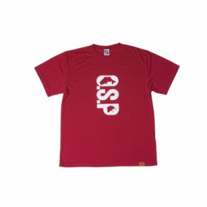 OSP O.S.PプリントTシャツ レッド L　【釣具 釣り具】