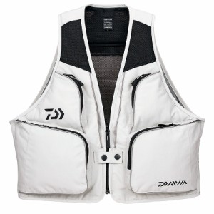 ダイワ(Daiwa)　DV-3608　サーフベスト　ライトグレー　L　【釣具 釣り具】