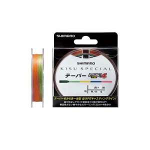 シマノ PL-N61Q キススペシャル EX4 PE テーパー 25m×4色　ダークグリーン　0.6号　213m