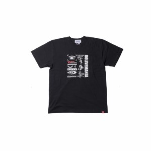 OSP O.S.P×bassmania ミックスデザインTシャツ S ブラック　【釣具 釣り具】