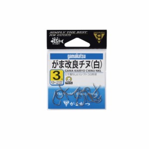 がまかつ がま改良チヌ 3号 白 3号　【釣具 釣り具】