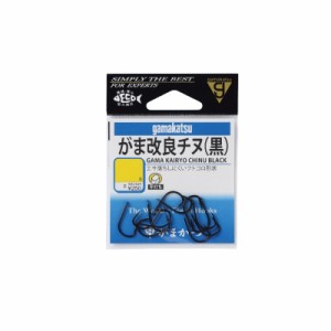 がまかつ がま改良チヌ 1号 黒 1号　【釣具 釣り具】