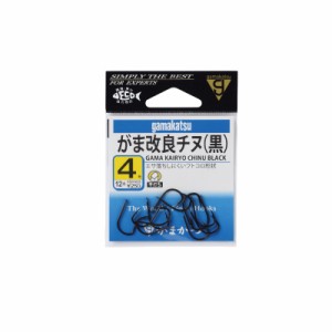 がまかつ がま改良チヌ 4号 黒 4号　【釣具 釣り具】