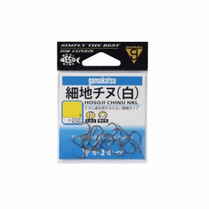 がまかつ 細地チヌ 1号 白 1号　【釣具 釣り具】