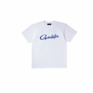 がまかつ GM3576 Tシャツ(筆記体ロゴ) キッズ 130 ホワイト　　【釣具　釣り具】