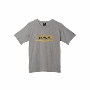 ダイワ DE-6322 グラフィックTシャツ メッセージ フェザーグレー M　【釣具 釣り具】