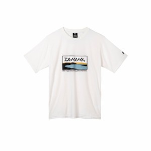 ダイワ DE-6522 グラフィックTシャツ サーフ ホワイト 120　【釣具 釣り具】