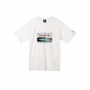 ダイワ DE-6522 グラフィックTシャツ サーフ ホワイト 140　【釣具 釣り具】