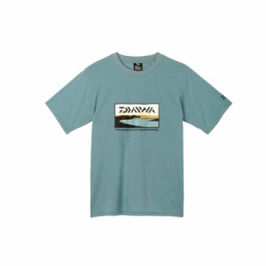 ダイワ DE-6522 グラフィックTシャツ サーフ サックスブル- 120　【釣具 釣り具】