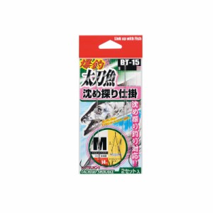 カツイチ BT-15 爆釣太刀魚沈め探り仕掛 M　【釣具 釣り具】