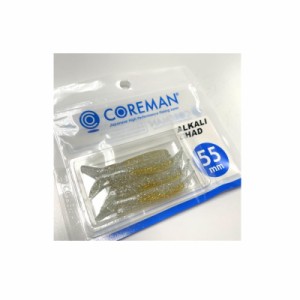 コアマン アルカリシャッド 55mm #060 イカナゴ　【釣具　釣り具】