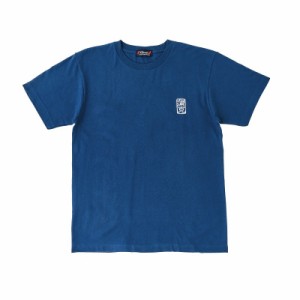 がまかつ GM3689 Tシャツ(魚の漢字) S インディゴ　【釣具　釣り具】