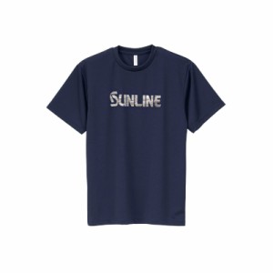 サンライン SUW-15304DT DRY Tシャツ S ネイビー