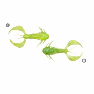 メガバス ロックホッグ2.5インチ #チャート/グリーン&ゴールドフレーク　【釣具　釣り具】