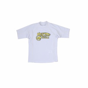 オレンジブルー MZAP-586 mazume ラッシュガード KIDS short sleeve 130 ホワイト