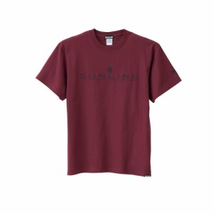 サンライン SUW-15401T コットンTシャツ ワインレッド XL