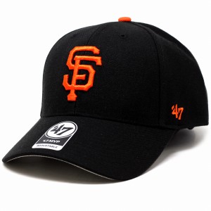 キャップ 47brand フォーティーセブン ジャイアンツ マジックアジャスター ツイル生地 Giants Home '47 MVP Black ベースボールキャップ 