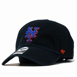 キャップ 47brand クリーンナップ フォーティーセブン メッツ Mets '47 CLEAN UP ブラック  [ ニューヨーク・メッツ ] ［ baseball cap 
