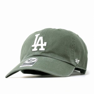 47brand クリーンナップ フォーティーセブン　Dodgers '47 CLEAN UP Moss x White Logo フリーサイズ 帽子 LA ロサンゼルス・ロジャース 