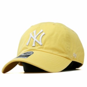 キャップ 47brand クリーンナップ フォーティーセブン Yankees '47 CLEAN UP Maize ライトイエロー 帽子 ヤンキース ベースボールキャッ