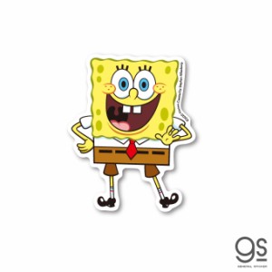 スポンジ・ボブ Hi キャラクターステッカー アメリカ アニメ SpongeBob ダイカットステッカー SPO004 gs 公式グッズ