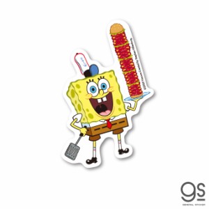 スポンジ・ボブ ミニステッカー ハンバーガー キャラクターステッカー アメリカ アニメ SpongeBob SPO014 gs 公式グッズ