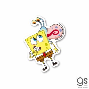 スポンジ・ボブ ミニステッカー ボブ&ゲイリー キャラクターステッカー アメリカ アニメ SpongeBob SPO024 gs 公式グッズ