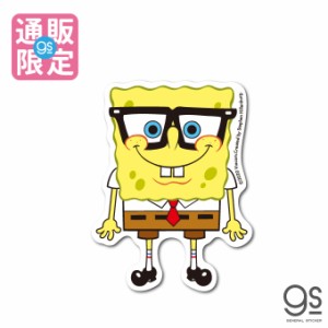 【通販限定デザイン】 スポンジ・ボブ ボブ 眼鏡ver. キャラクターステッカー アメリカ アニメ SpongeBob SPO032 gs 公式グッズ