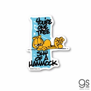 ガーフィールド キャラクターステッカー YOU'RE ONE TREE ミニステッカー アメリカ アニメ Garfield 猫 GF013 gs 公式グッズ