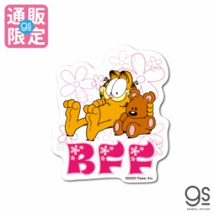 【通販限定デザイン】 ガーフィールド キャラクターステッカー ガーフィールド＆プーキー BFF アメリカ Garfield 猫 GF029