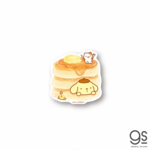 ポムポムプリン ミニステッカー ホットケーキ キャラクターステッカー サンリオ イラスト かわいい 人気 LCS1351 gs 公式グッズ