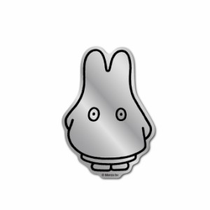 miffy ミッフィー おばけ シルバー 鏡面タイプ キャラクターステッカー 絵本 イラスト かわいい こども うさぎ 人気 MIF015