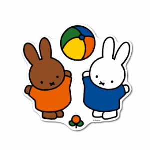 miffy ミッフィー&メラニー ダイカットウォールステッカー キャラクター 絵本 イラスト かわいい こども うさぎ MIF019