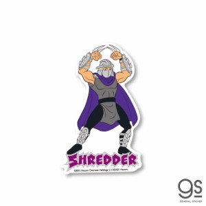 ミュータント・タートルズ SHREDDER シュレッダー キャラクターステッカー レトロ 忍者タートルズ 亀 アニメ アメコミ TTS016